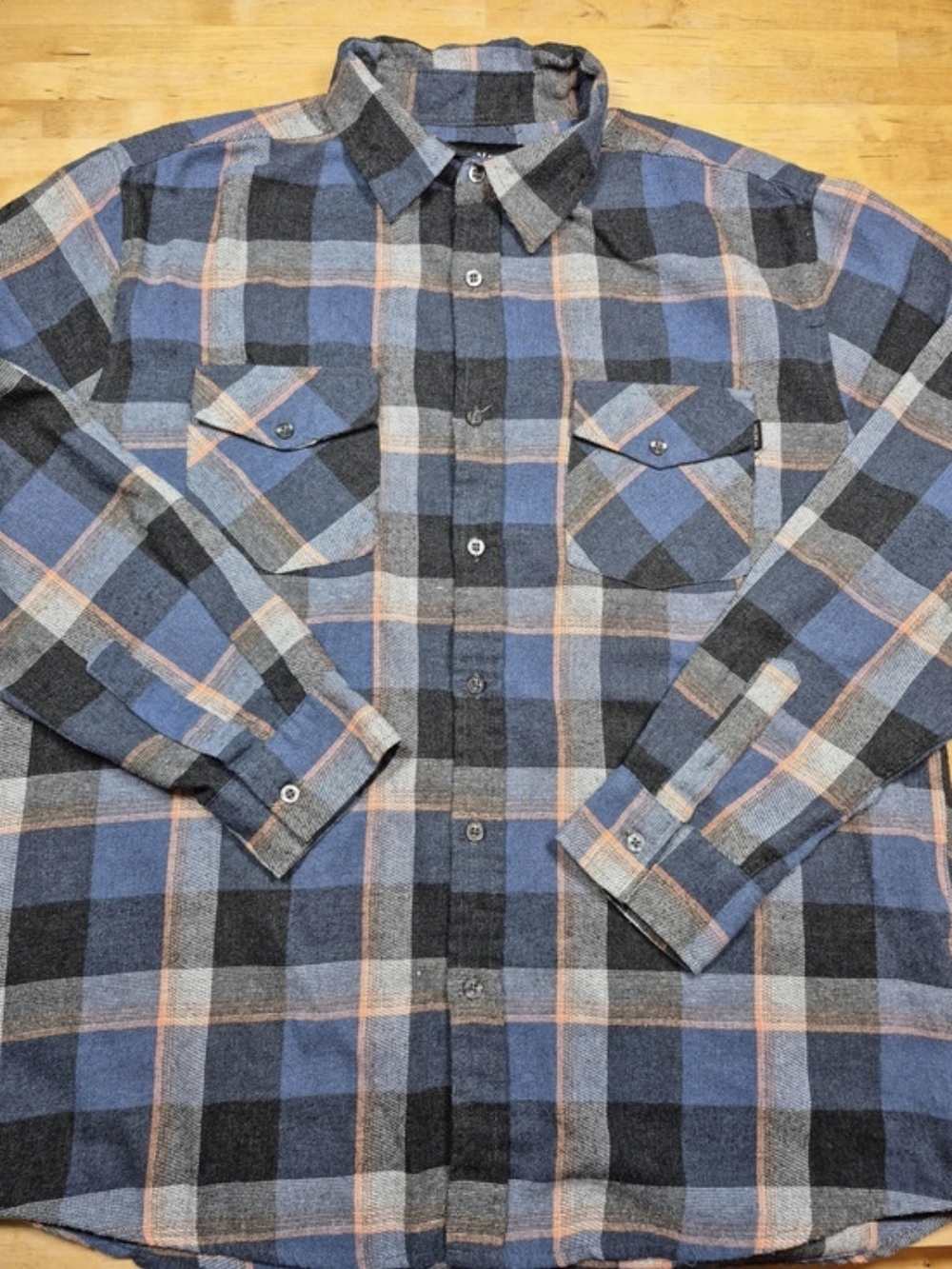 Molokai Plaid Cotton Blend Shirt Size Large Like New